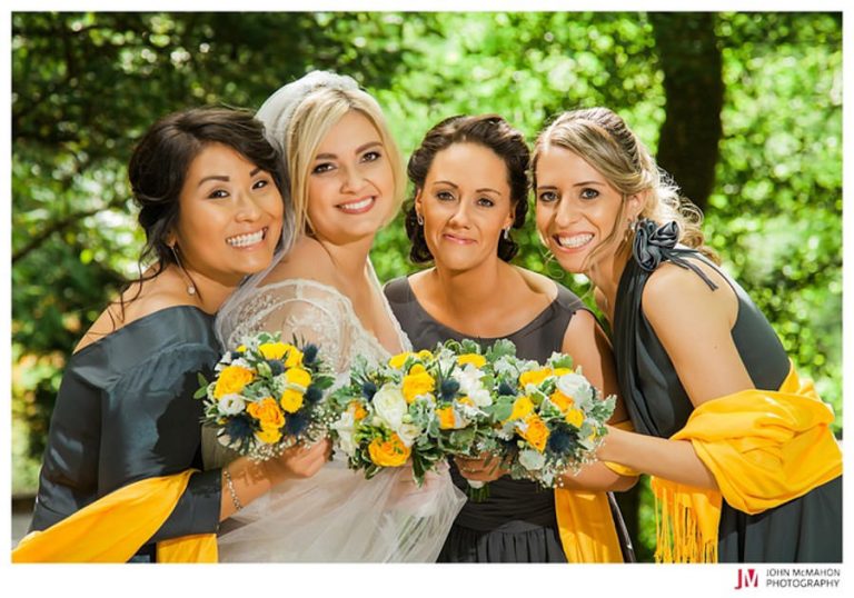 Beautiful bridesmaids in Cong Mayo